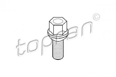Фото болт для кріплення колеса TOPRAN / HANS PRIES 112225 Болт для кріплення колеса TOPRAN / HANS PRIES 112225