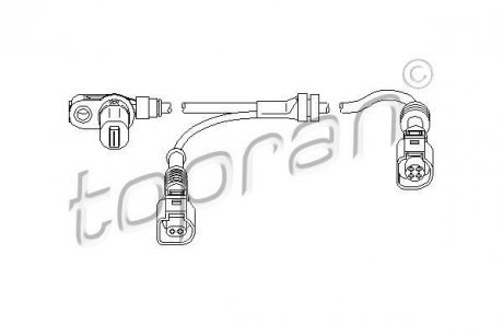 Датчик АБС TOPRAN / HANS PRIES 112228