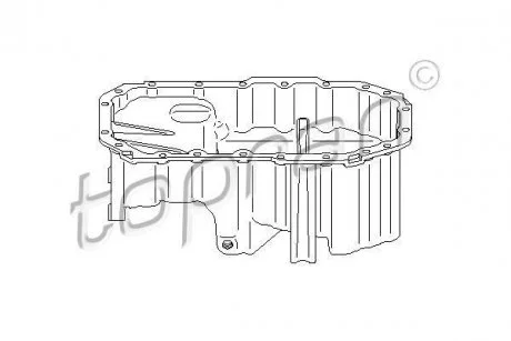 Масляный поддон TOPRAN / HANS PRIES 112344