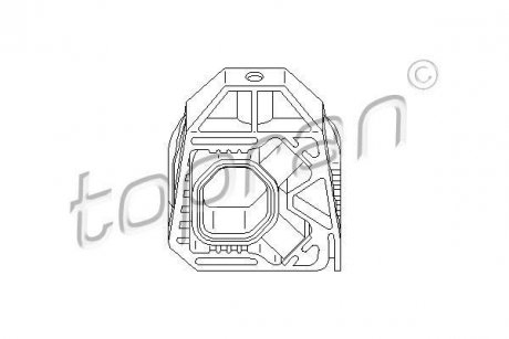 Монтажний елемент радіатора TOPRAN / HANS PRIES 112410