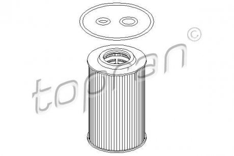 Фильтр масла TOPRAN / HANS PRIES 112939