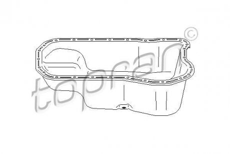 Масляний піддон TOPRAN TOPRAN / HANS PRIES 113274