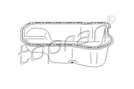 Масляный поддон TOPRAN / HANS PRIES 113274