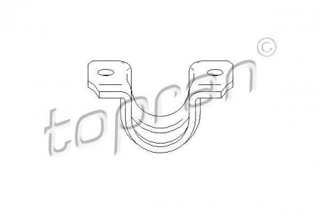 Elementy mocuj№ce stabilizatora TOPRAN TOPRAN / HANS PRIES 113412