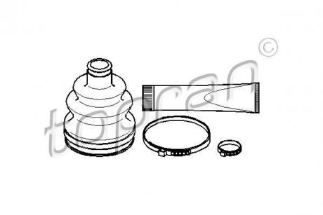 Пыльник приводного вала.) TOPRAN / HANS PRIES 200524