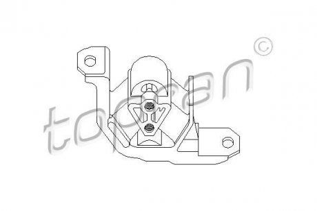 Подушка двигателя TOPRAN / HANS PRIES 201401 (фото 1)