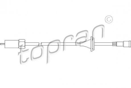 Трос спидометра TOPRAN / HANS PRIES 202220