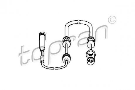 Датчик износа тормозных колодок TOPRAN / HANS PRIES 203973