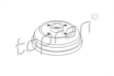 Тормозной барабан TOPRAN / HANS PRIES 205485