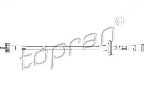 Тросик спидометра TOPRAN / HANS PRIES 205931