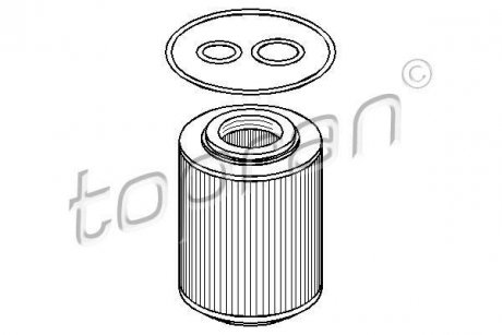 Фильтр масла TOPRAN / HANS PRIES 206045