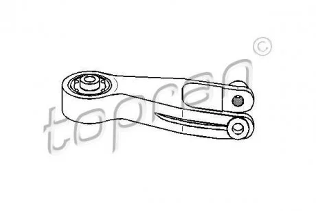 Подушка двигуна, 1.7DI/DTI задняя TOPRAN / HANS PRIES 206154