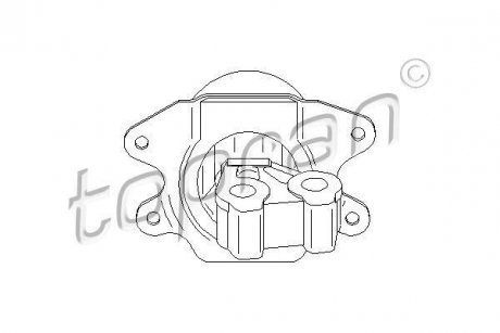 Подушка двигателя TOPRAN / HANS PRIES 206158