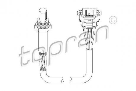 Лямбда-зонд TOPRAN / HANS PRIES 206193