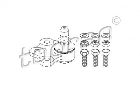 Кульова опора TOPRAN / HANS PRIES 206473