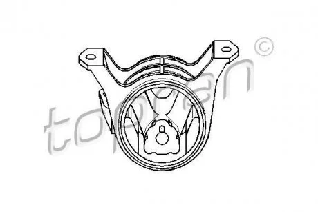 Подушка двигателя TOPRAN / HANS PRIES 206563