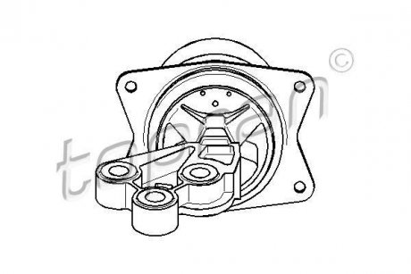 Подушка двигателя TOPRAN / HANS PRIES 206576