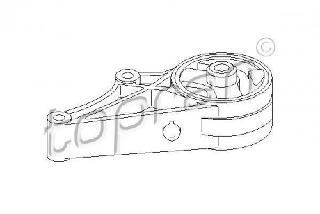 Подушка двигателя TOPRAN / HANS PRIES 206579