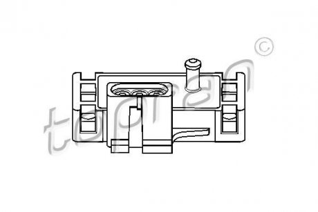 Датчик вакууму TOPRAN / HANS PRIES 206952