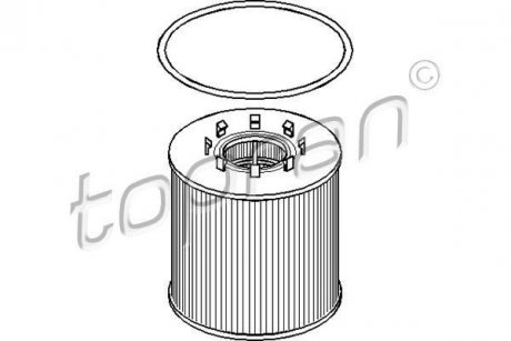 Фільтр масла TOPRAN / HANS PRIES 207012