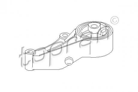 Подушка двигателя TOPRAN / HANS PRIES 207040 (фото 1)
