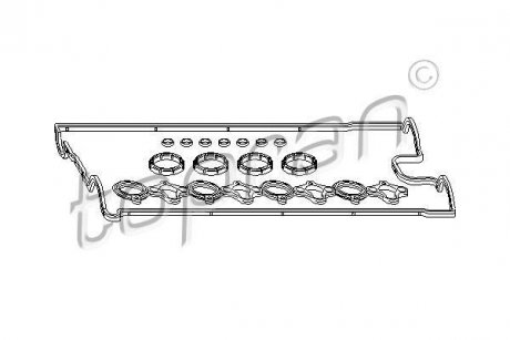 Прокладка клапанной крышки TOPRAN / HANS PRIES 207052