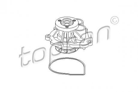 Насос води TOPRAN / HANS PRIES 207158 (фото 1)