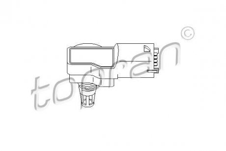Датчик, давление во впускном газопроводе TOPRAN / HANS PRIES 207421