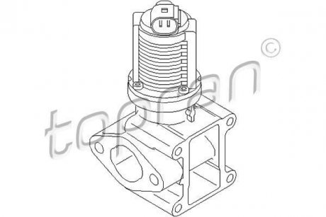 Клапан AGR TOPRAN / HANS PRIES 207441