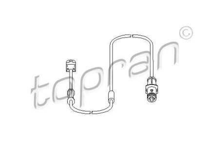 Датчик тормозных колодок TOPRAN / HANS PRIES 207453