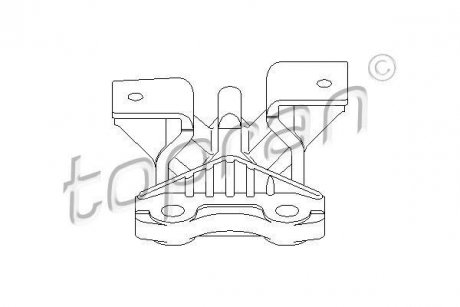 Подушка двигателя TOPRAN / HANS PRIES 207762