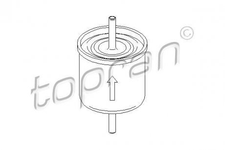 Фильтр топлива TOPRAN / HANS PRIES 300051
