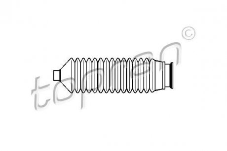 Пыльник рулевой рейки TOPRAN / HANS PRIES 300824