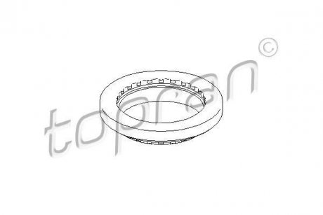 Підшипник кочення, опора стойки амортизатора TOPRAN / HANS PRIES 301401