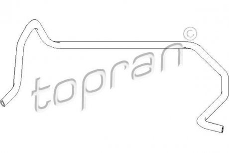 Патрубок системы охлаждения TOPRAN TOPRAN / HANS PRIES 301431