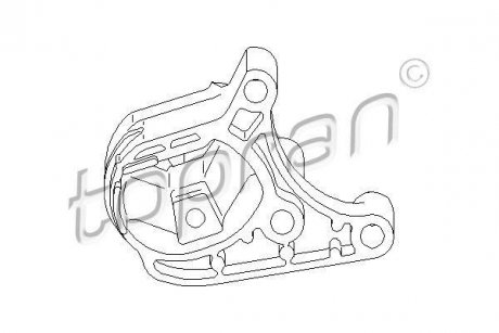 Подушка двигателя TOPRAN / HANS PRIES 301808