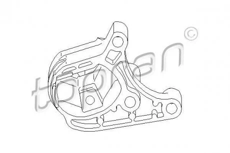 Подушка двигателя TOPRAN / HANS PRIES 301808