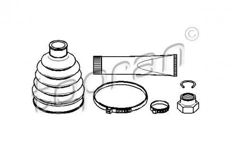 Пыльник приводного вала.) TOPRAN TOPRAN / HANS PRIES 301927