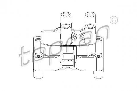 Котушка запалення TOPRAN TOPRAN / HANS PRIES 302444