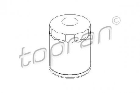 Фильтр масла TOPRAN / HANS PRIES 302796