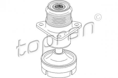 Koіo pasowe alternatora TOPRAN / HANS PRIES 304095 (фото 1)