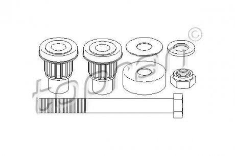 Ремкомплект, направляющий рычаг TOPRAN TOPRAN / HANS PRIES 400086