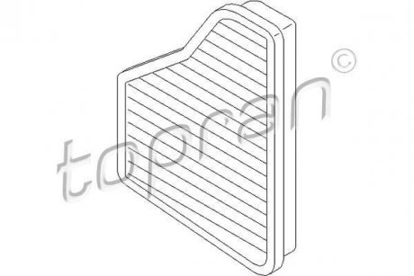 Фильтр воздуха (салона) TOPRAN TOPRAN / HANS PRIES 400213