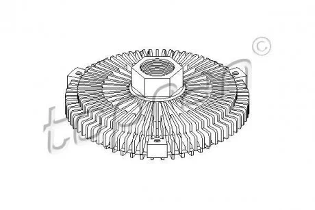 Фото вискомуфта вентилятора охлаждения TOPRAN TOPRAN / HANS PRIES 400925 Вискомуфта вентилятора охлаждения TOPRAN TOPRAN / HANS PRIES 400925
