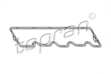 Прокладка клапанной крышки TOPRAN TOPRAN / HANS PRIES 400927