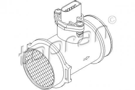 Расходомер воздуха TOPRAN / HANS PRIES 401334