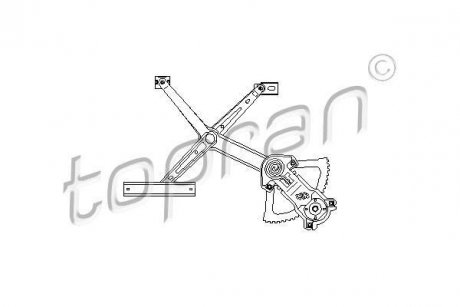 Стеклоподъемник TOPRAN TOPRAN / HANS PRIES 401427