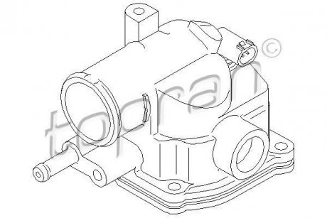 Термостат охлаждающей жидкости TOPRAN TOPRAN / HANS PRIES 401479