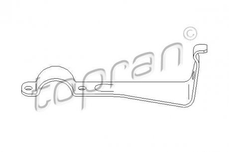 Кронштейн, подвеска стабилизато TOPRAN / HANS PRIES 401494