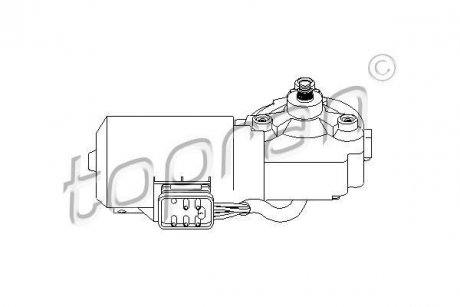 Двигатель стеклоочистителя TOPRAN TOPRAN / HANS PRIES 401532